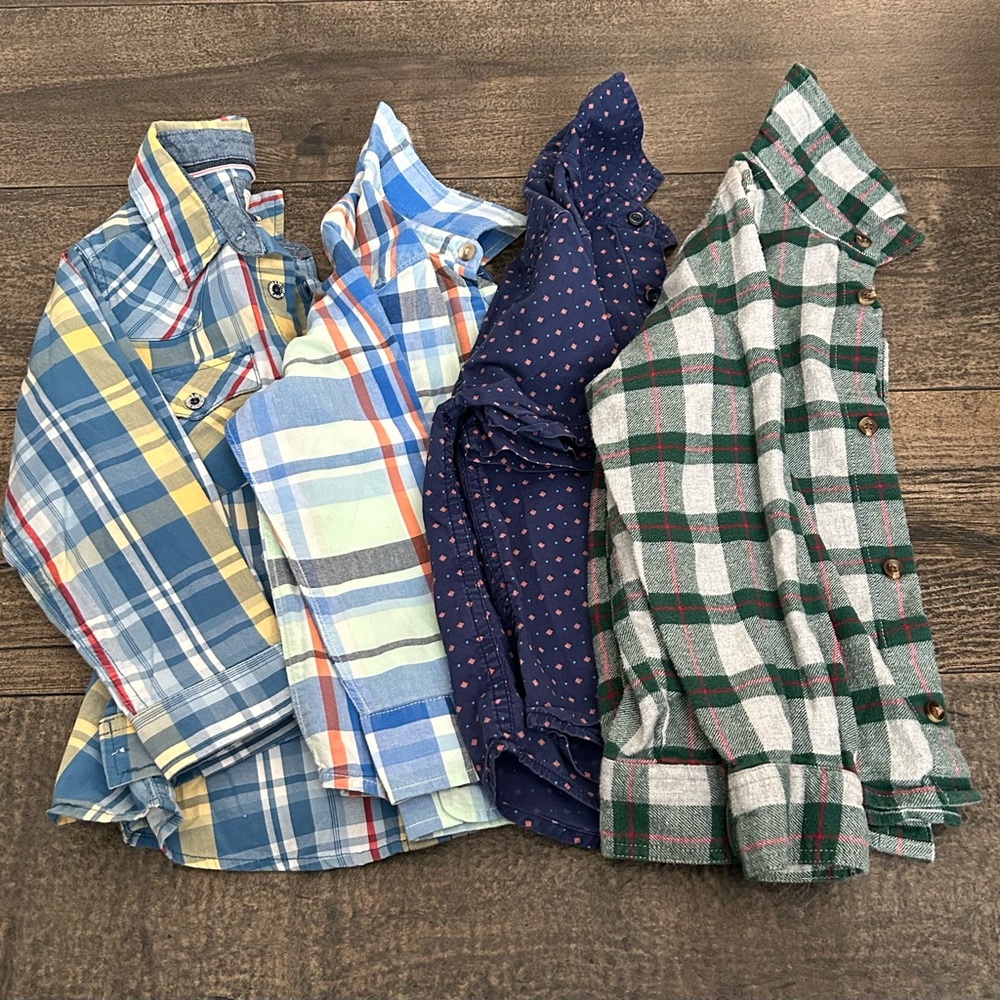 Bundle of boys shirts size 4